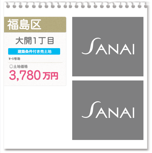 福島区 大開1丁目(U-1号地)