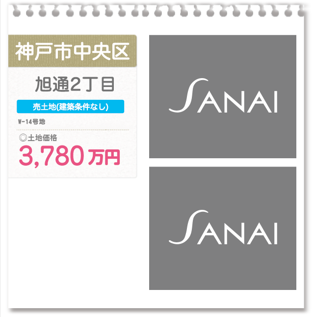神戸市中央区 旭通2丁目(W-14号地)